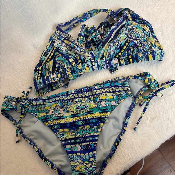 Jessica Simpson Multicolor Bikini - Picture 1 of 11